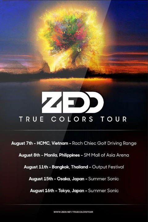 Zedd True Colors Tour Ticketbox Vn